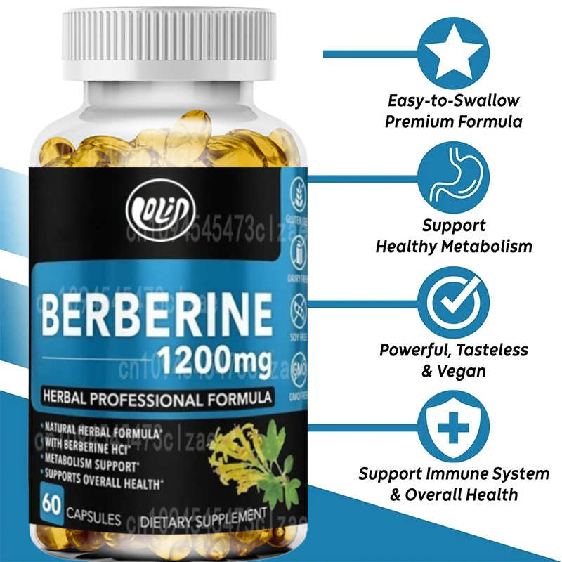 Suplement 1200mg HCL, wspomaga – Berberine Hcl Capsule recenzja i cena